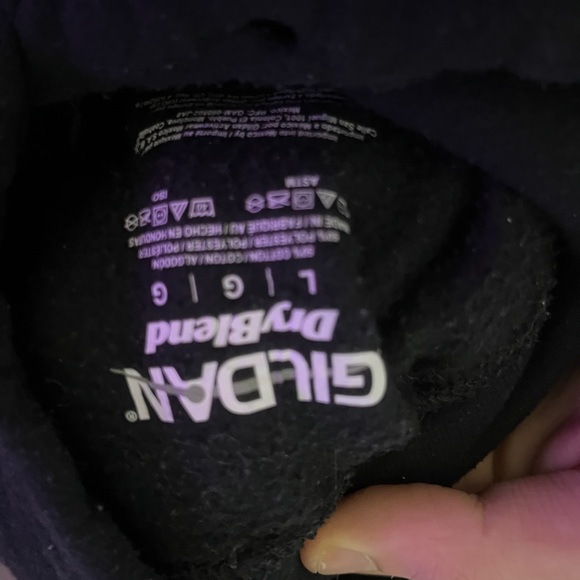 Mens large Black hoodie - Picture 2 of 2